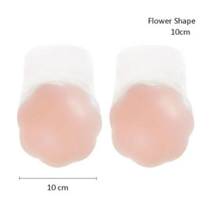 Open image in slideshow, 2019 Strapless Self Adhesive Nipple Breast Pasties Cover Reusable Silicone Invisible Lingerie Pad Enhancers Push Up Adhesive Bra
